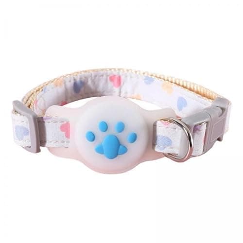 2xCat Collar Dog Locator Tracker Protective Holder Dog Tracker Protective Case Blue Luminous | Cat Supplies | Collars & Tags