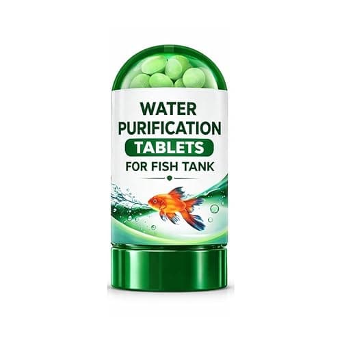 Aquarium Water Purification Tablets | Fish Tank Water Treatment for Clear Water & Odor Control | Aquarium Cleaning Solution for Fresh & Healthy Tank (Pack of 1)