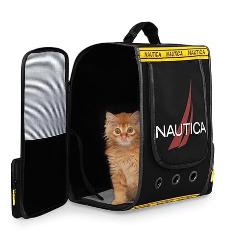 at Carry Bag, Pet Carrier for Bag | Cat Travel Basket Bag, Dog Carrier Bag Pack | Cat Bag for Persian Cat | Cat Carrying Bag | Designed with Breathable Space