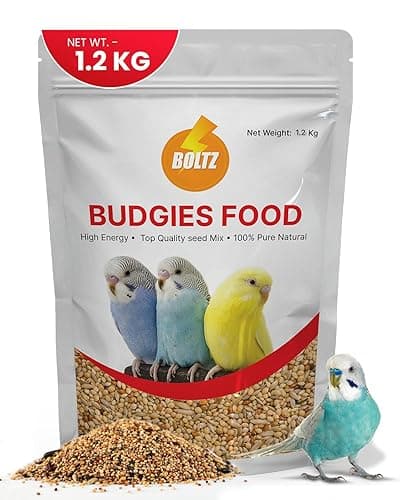BOLTZ All Life Stages Bird Food for Budgies - Mix Seeds, Medium, 1200 g