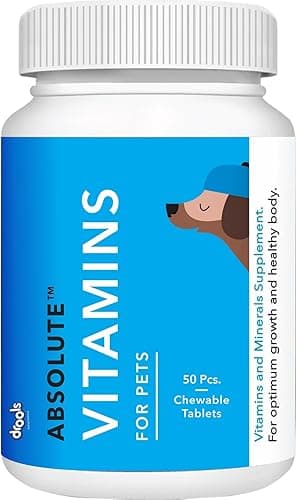 Drools Absolute Vitamin Tablet- Dog Supplement, 50 Pieces