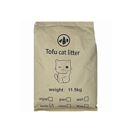 Emily Pets Tofu Cat Litter – Flushable, Biodegradable, Odour Control, 99% Dust-Free, Low Tracking (Mixes-11.5kg)