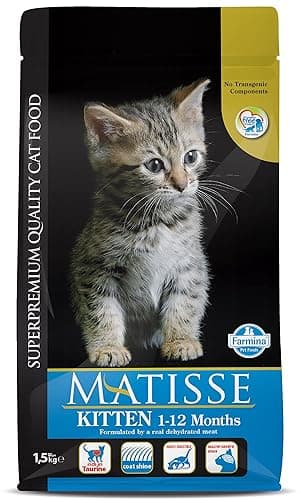 Farmina Matisse Kitten Food | Complete & Balanced Nutrition | for Kittens (1-12 Months) | Supports Healthy Growth & Brain Development | 1.5kg