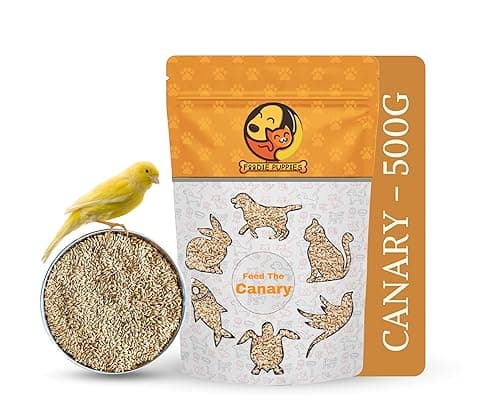 Foodie Puppies Bird Food for Canary - (500gm, Pouch) | High Fiber Balanced Nutritious Daily Diet | 100% Natural, Healthy & Premium Seeds | Suitable for All Types of Birds