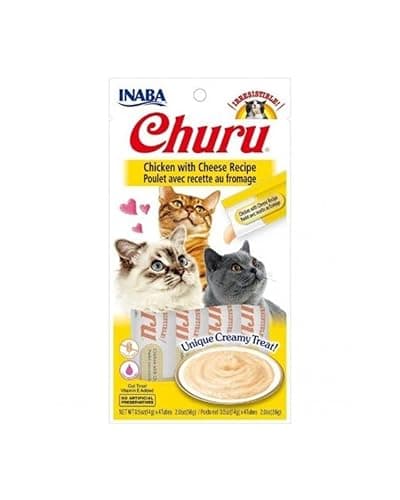 Inaba USA607 Chur Cat Treat with Added Vitamin E One Size/4.5 oz