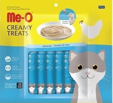 Me-0 Creamy Treats, Chicken and Liver Flavour, 300gm