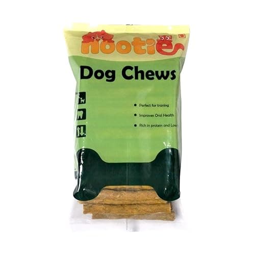 Nootie Chicken Dog Chew Sticks – Munchy Treats for Young Adult Dogs | Protein-Rich, Tasty & Long-Lasting Chews | Suitable for All Breeds 1 kg (Pack of 1)