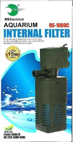 Pets RS Electrical Aquarium Submersible Filter Pump, RS-1000F