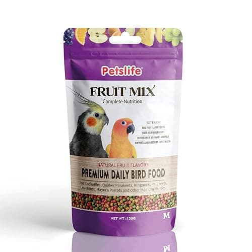 PETSLIFE Fruit Mix Medium Bird Food, 150gm