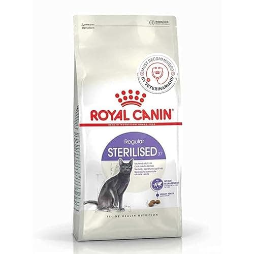 Royal Canin Sterilised 37 Regular Adult Cat Food, Dry Food, Supports Urinary Health, Promotes Healthy Weight Management, 2 Kg