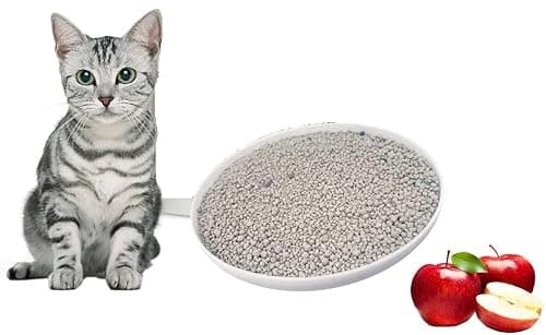 Set Pet Activated Cat Litter, Apple - 15KG Bentonite Clay Cat Essentials Natural, Low Dust Quick-Clumping, Scoopable Odour Locking with Lavender Fragrance Hygiene for Cats