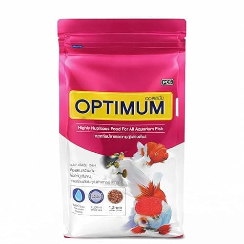TED TABBIES New Optimum Fish Food -1Kg Highly Nutritious Fish Food for All Aquarium Fish (MiniPellet) Pouch | Highly Digestible by, all life stages
