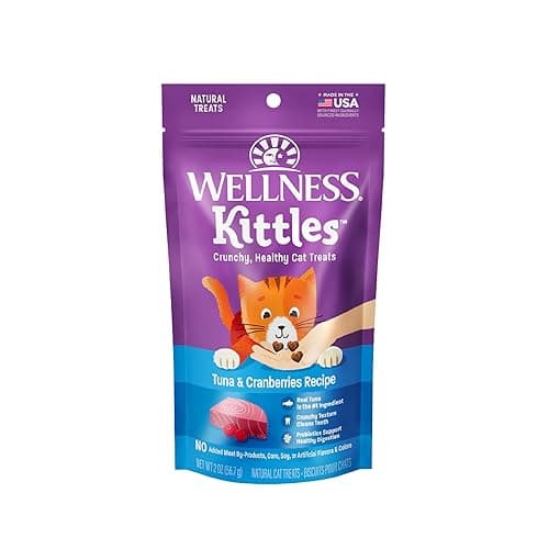 Wellness Kittles Tuna and Cranberries Cat Treat, 2-Ounce