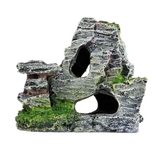 CALANDIS™ 2xAquarium Ornament Fish Tank Decor Crab View Stone Terrarium Cave 10x5.5x9cm | Decorations | Fish & Aquariums