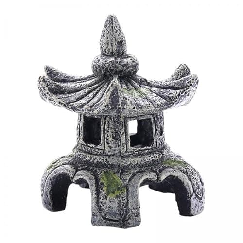 CALANDIS™ 5xAquarium Ornament Rock Cave House Crafts Tank Decoration Hiding Area Stone Lamp | Decorations | Fish & Aquariums