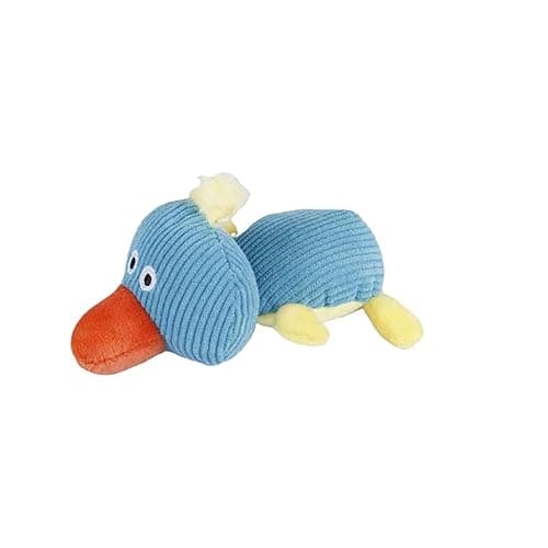 emily pets Squeaky Dog Toys, Tough Dog Chew Toys with Squeaker, Rubber Balls Dog Toys for Aggressive Chewers Durable Pet Toys for Small Medium Breeds Duck