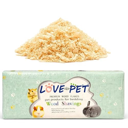 Foodie Puppies Premium Wood Flakes Bedding 1Kg | Apple Fragrance Odour Control Wood Shavings for Hamsters, Rabbits, Guinea Pigs, Mice & Gerbils | Safe & Hygienic Small Animal Cage Bedding