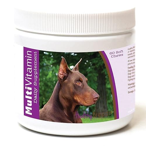 Healthy Breeds Doberman Pinscher Multi-Vitamin Soft Chews 60 Count