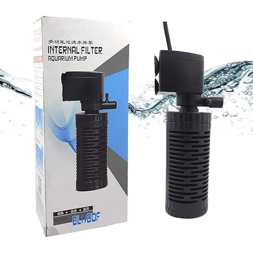 Jainsons Pet Products BL 900F Submersible Aquarium Internal Filter | 4-in-1 Mechanical, Chemical & Biological Filtration with Oxygen Pump | 6W Power, 500 L/H Flow For 2-2.5 Feet Tank