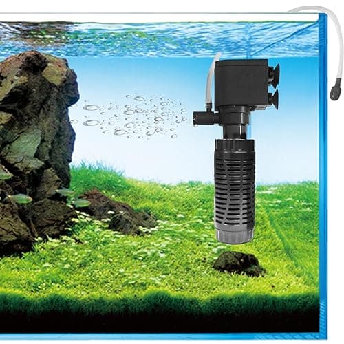 Jainsons Pet Products SOBO WP-1150F 3-in-1 Oxygen Filtration System – 6W Powerful Pump for Fish Tank, Aquarium Internal Filter, Max Flow 500L/Hr, Oxygenator & Water Circulation Pump