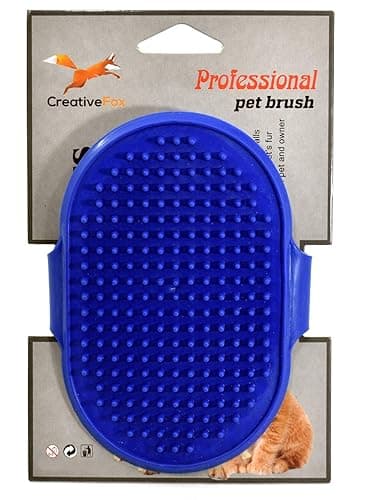 Pet Grooming Accessories (Puppies Dog & Cat) Soft Hand Rubber Shampoo Brush For Massage And Cleaning Hair And Fur Lice Remover For Clean Coat For All Size Dogs Puppy Pets (Color May Vary)