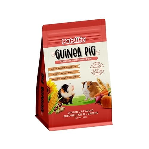 PETSLIFE Guinea Pig, Complete Nutritional Food for All Breeds 500 g