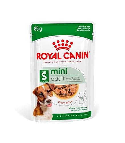 Royal Canin Mini Adult Dog Food, 85 Grams, Pack of 12 Sachet, Supports Weight Management, Strong Bone and Joint Health, Provides Optimal Health Support