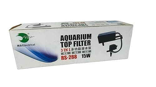 TOP Filter RS Electrical Pet Aquarium Top Filter 288 / 25W 220V-240V 50HZ 1750L/H / 1-3FT Tank USU