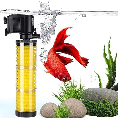VAYINATO® (LY-3310 | 25W | 1200L/Hr | Fit for 3.5 Feet Tank) Multi Function Powerful Aquarium Internal Filter, Ultra Quiet Design and Fully Submersible By Petzlifeworld