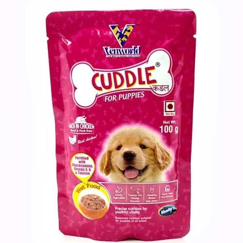 Venworld Cuddle Gravy, Wet Dog Food, For Puppy, Rich In Chicken 100 Gms(Pack Of 10)