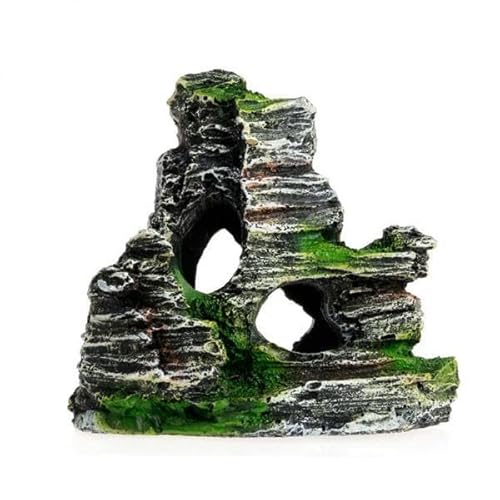 CALANDIS™ 6xAquarium Ornament Fish Tank Decor Crab View Stone Terrarium Cave 11x5x11cm | Decorations | Fish & Aquariums