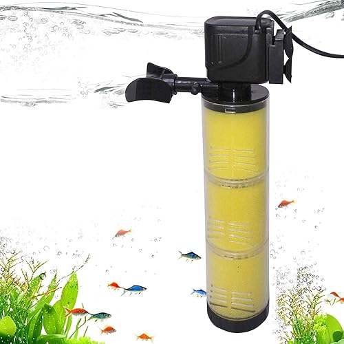 Jainsons Pet Products 4-in-1 Fish Aquarium Internal Filter (7002F) – 25W Pure Copper Motor, 1500L/H Flow Rate, Efficient Filtration for Clean Aquariums