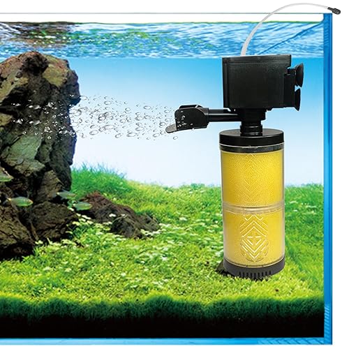 Jainsons Pet Products Sobo 3 in 1 Filtration System Aquarium Internal Filter FK-1502 Filter for Fish Tank Aquarium/Power: 15W, Voltage: 220V-240V, Frequency: 50/60Hz, Flow: 1800L/H