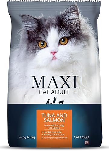 Maxi Tuna & Salmon Dry Cat Food 6.5kg, All Life Stages