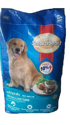 Smart Heart SmartHeart Adult Dog Food Dry Chicken and Liver, 20 Kg