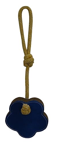 Suede and Rope Chew Toy for Adult Dogs, Puppies, Cats | Tough, Durable and Fun | Chewing Interactive Pet Toy